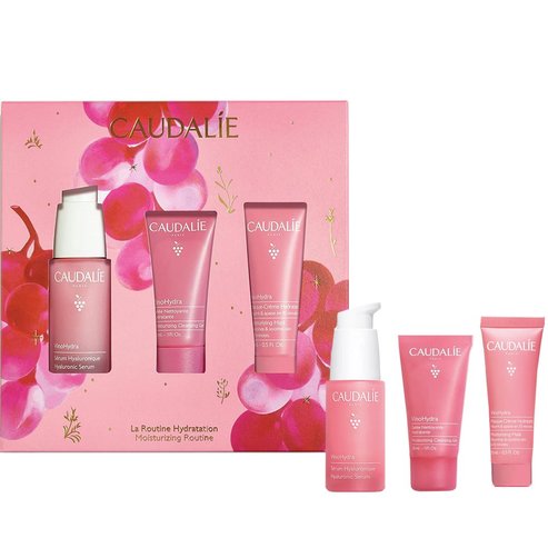 Caudalie Promo VinoHydra Hyaluronic Serum 30ml & Подарък Moisturizing Cleansing Gel 30ml & Подарък Moisturizing Mask 15ml