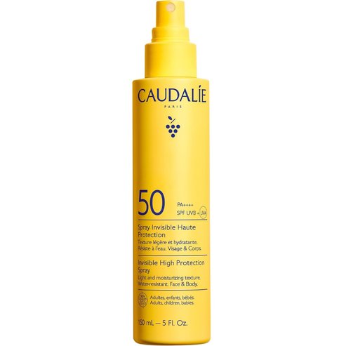 Caudalie Vinosun Spf50 Very High Protection Invisible Spray Слънцезащитен спрей за лице и тяло с много висока защита за цялото семейство 150ml