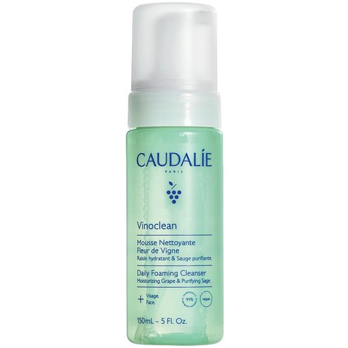 Caudalie Vinoclean Daily Foaming Cleanser Хидратираща, пречистваща почистваща пяна за лице с грозде & градински чай 150ml