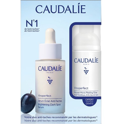 Caudalie Promo Vinoperfect Brightening Dark Spot Serum 30ml & Подарък Brightening Micropeel Foam 50ml