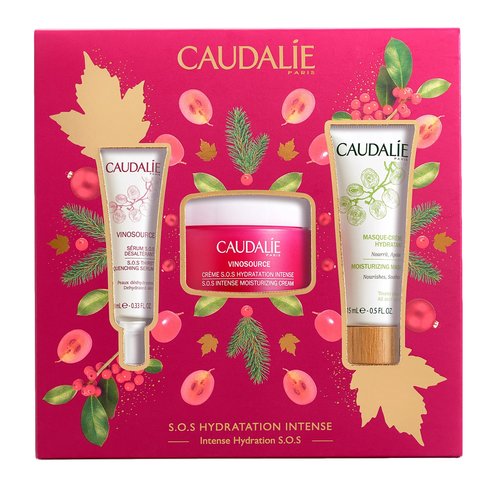 Caudalie Promo Vinosource SOS Intense Moisturizing Cream 50ml & Δώρο S.O.S. Thirst-Quenching Serum 10ml & Moisturizing Mask 15ml