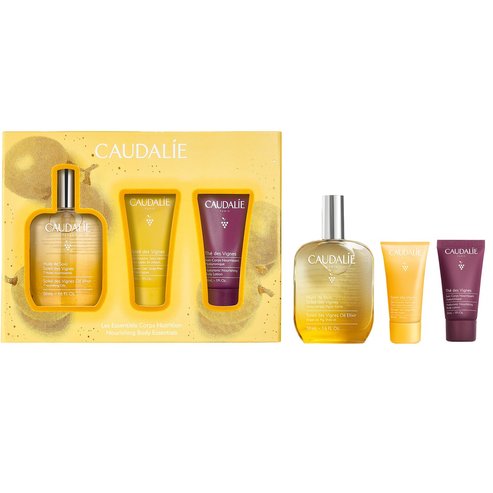 Caudalie Promo Soleil des Vignes Oil Elixir 50ml & Подарък Shower Gel 30ml & Подарък The des Vignes Hyaluronic Nourishing Body Lotion 30ml