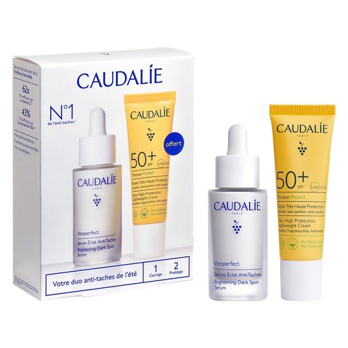 Caudalie Promo Vinoperfect Brigthening Dark Spot Serum 30ml & Подарък Vinosun Protect Very High Protection Lightweight Cream Spf50+, 20ml