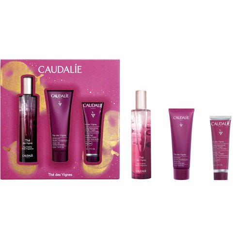 Caudalie Pomo The des Vignes Fresh Fragrance 50ml & Подарък Shower Gel 50ml & Hand & Подарък Nail Repairing Cream 30ml