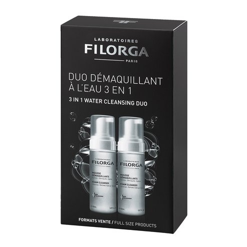 Filorga Duo Mousse Demaquillante 3 in 1 Нежна почистваща пяна с тройно действие 2 x 150ml