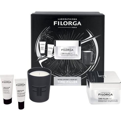 Filorga Promo Your Time-Filler Set Anti-Wrinkle Routine Time-Filler 5XP Correction Cream 50ml & Intensive Serum 7ml & Eyes 5XP 4ml & Scented Candle 1 бр