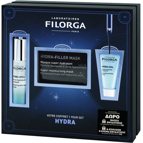 Filorga Promo Hydra-Hyal Serum 30ml & Подарък Hydra-Hyal Cream 15ml & Подарък Hydra-Filler Mask 20ml