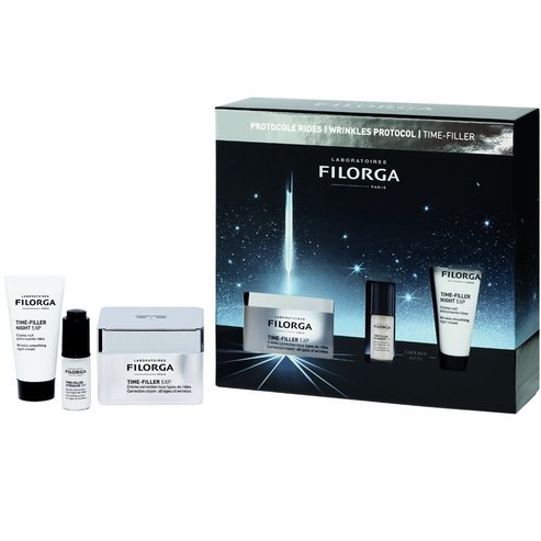 Filorga Promo Time-Filler 5XP Anti-wrinkle Face & Neck Cream for Normal to Dry Skin 50ml & Подарък Intensive 5XP Serum 5ml & Подарък Wrinkle Smoothing Night Cream 14ml