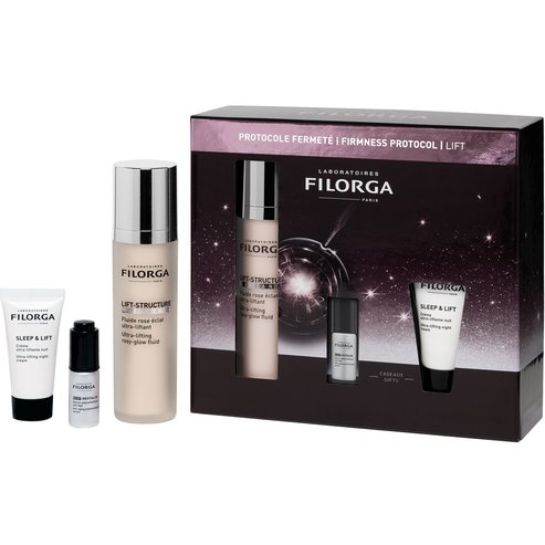 Filorga Promo Lift-Structure Radiance Ultra-Lifting Rosy-Glow Face & Neck Fluid 50ml & Подарък NCEF-Revitalize Anti-Age Serum 5ml & Sleep & Lift Ultra-Lifting Night Cream 15ml