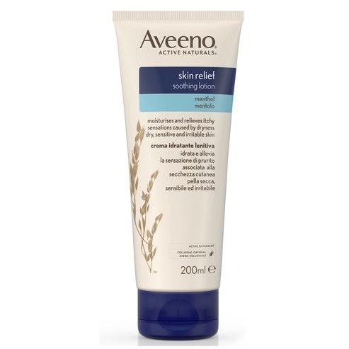 Aveeno Skin Relief Lotion With Menthol Успокояваща емулсия за тяло с ментол 200ml