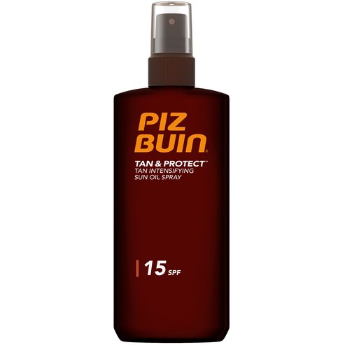 Piz Buin Tan & Protect Intensifying Sun Oil Spray Spf15, 150ml