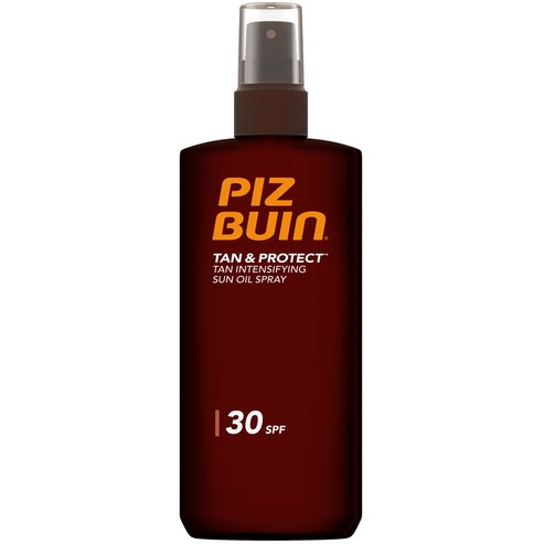 Piz Buin Tan & Protect Intensifying Sun Oil Spray Spf30, 150ml