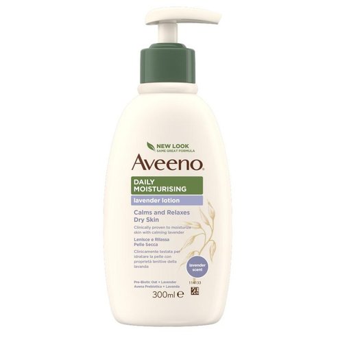 Aveeno Daily Moisturising Lotion Хидратиращ лосион за тяло с аромат на лавандула 300ml