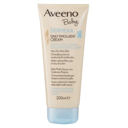 Aveeno Baby Dermexa Daily Emollient Cream Хидратиращ крем за тяло за бебета със склонност към атопия 200ml