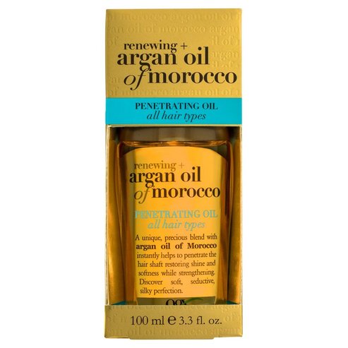 OGX Argan Oil of Morocco Penetrating Oil Ценно хранително масло за укрепване, блясък и мекота при слаба коса 100ml