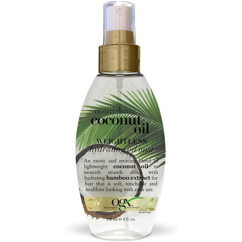 OGX Coconut Oil Weightless Hydrating Oil Mist Подхранваща, хидратираща и еластична коса 118ml