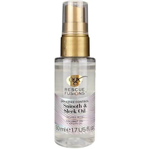 OGX Rescue Fusions 24hr Frizz Control Smooth & Sleek Oil 50ml