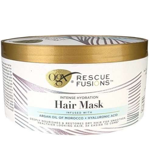 OGX Rescue Fusions Argan Oil of Morocco & Hyaluronic Acid Intense Hydration Hair Mask 285ml