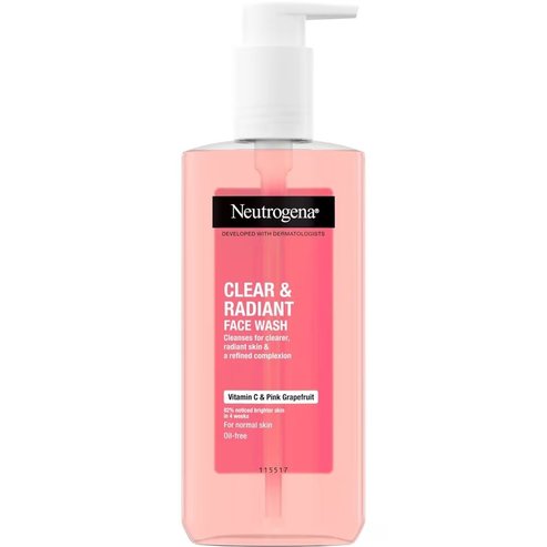 Neutrogena Clear & Radiant Face Wash Gel Vitamin C & Pink Grapefruit 200ml