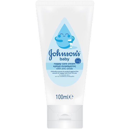 Johnson\'s Baby Nappy Cream Бебешки защитен крем против подсичане, подходящ за чувствителна кожа 100ml