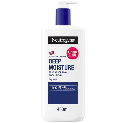 Neutrogena Promo Deep Moisture Fast Absorbing Body Lotion 400ml