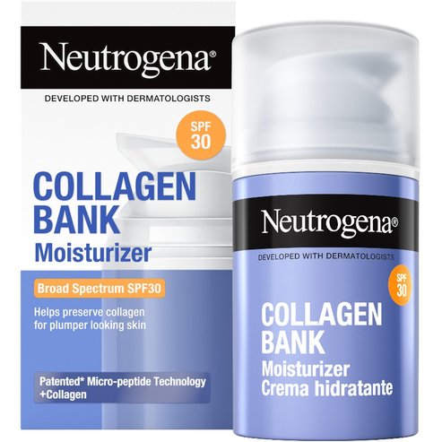 Neutrogena Collagen Bank Moisturizer Face Cream Spf30, 50ml
