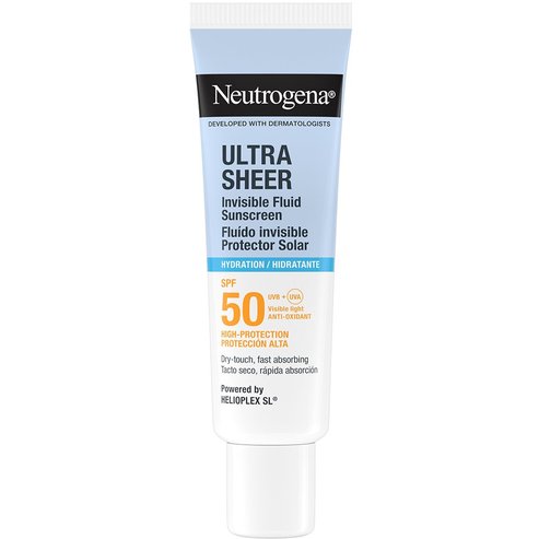 Neutrogena Ultra Sheer Hydration Sunscreen Invisible Spf50 Fluid 50ml