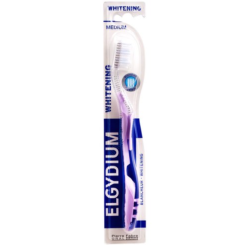 Elgydium Whitening Medium Toothbrush 1 Парче - лилаво