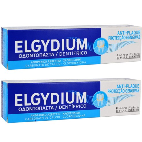 Elgydium Antiplaque PROMO PACK Паста за зъби срещу зъбна плака с -50% за 2-ри продукт 2 x 100ml