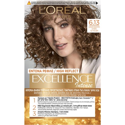 L\'oreal Paris Excellence Intense Боя за коса 1 брой - 6.13 Blonde Dark Cool