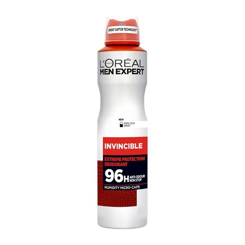 L\'oreal Paris Men Expert Invincible Spray Мъжки дезодорант спрей с 96 часа много висока защита срещу пот 150мл