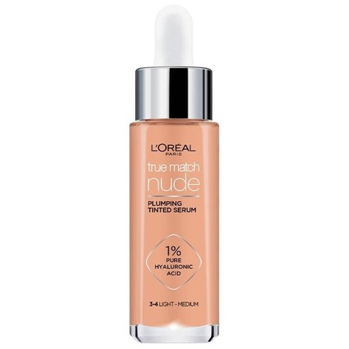 L\'oreal Paris True Match Nude Plumping Tinted Serum 30ml - 3/4 Light-Medium