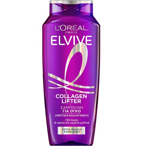 L\'Oreal Paris Elvive Collagen Lifter Shampoo Подхранващ и обемен шампоан за фина, слаба коса с колагенови пептиди 400ml