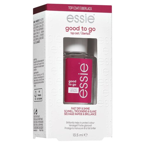 Essie Nail Care Good To Go Top Coat за бързо изсъхване, блясък и защита от пожълтяване 13.5ml