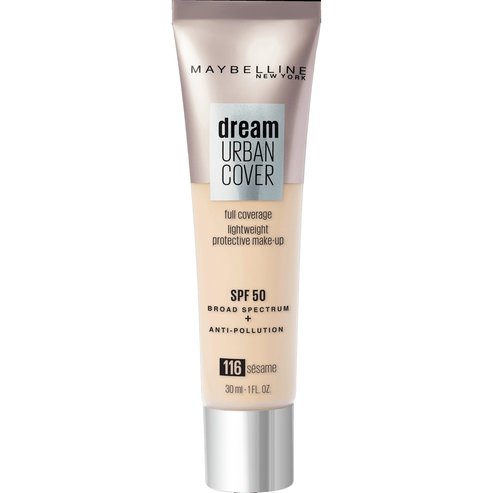 Maybelline Dream Urban Cover Make-Up Spf50, 116 Sesame 30ml