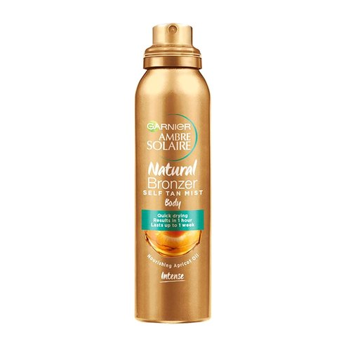 Garnier Ambre Solaire Natural Bronzer Self Tan Body Mist Tanning Intense Spray for Golden Tan 150ml