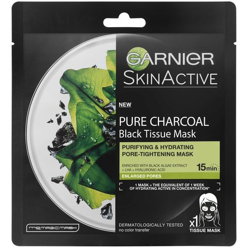 Garnier Skin Active Pure Charcoal Black Tissue Mask 28gr