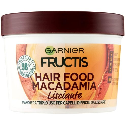 Garnier Fructis Hair Food Smoothing Mask with Macadamia 390ml