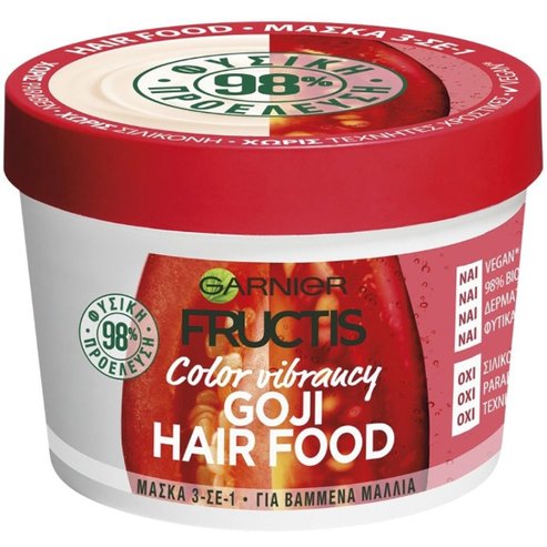 Garnier Fructis Hair Food Color Vibrancy Mask with Goji 390ml