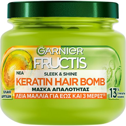 Garnier Fructis Sleek & Shine Keratin Hair Bomb 320ml
