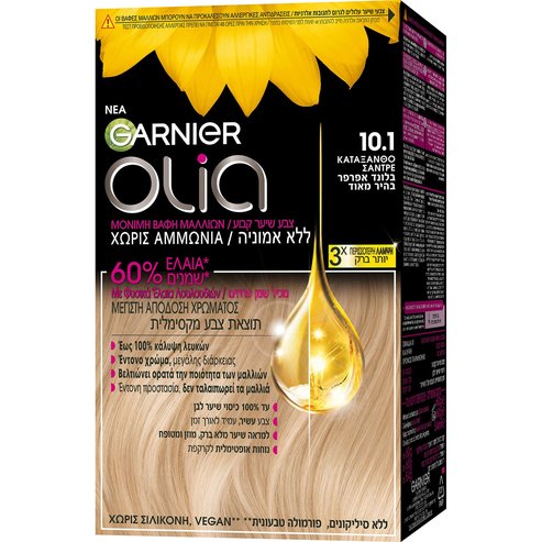 Garnier Olia Permanent Hair Color 1 брой - 10.1 блондинка Сандре