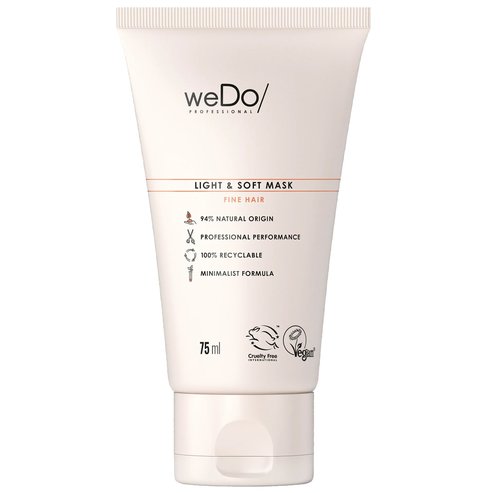 weDo Light & Soft Mask for Fine Hair Без силиконова овлажняваща маска за фина коса 75ml