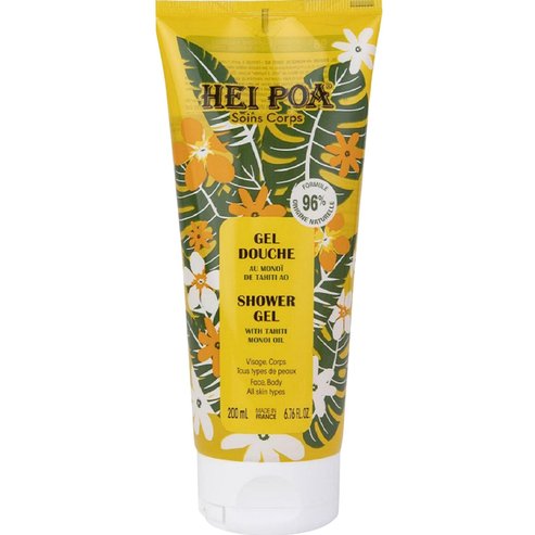 Hei Poa Shower Gel for Face & Body with Tahiti Monoi Oil 150ml