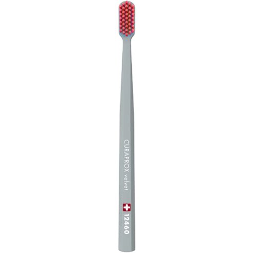 Curaprox CS 12460 Velvet Toothbrush 1 брой - сив / бордо