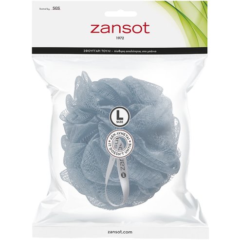 Zansot Mesh Sponge L 1 Τεμάχιο - Γκρί