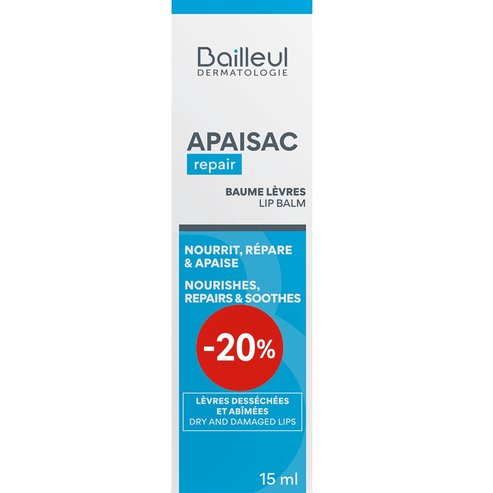 Bailleul Dermatologie Promo Apaisac Repair Lip Balm 15ml