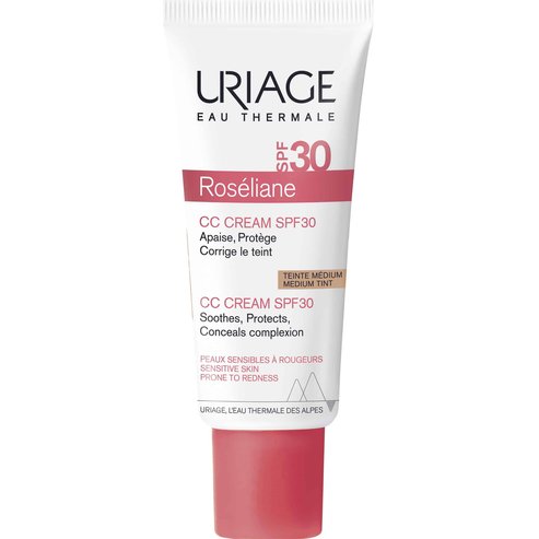 Uriage Roseliane CC Cream Spf30 for Sensitive Skin Prone to Redness 40ml
