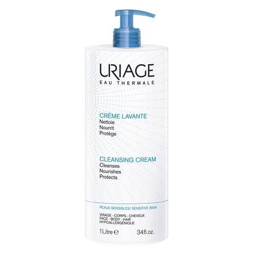 Uriage Eau Thermale Cleansing Cream за почистване и подхранване с прекрасен аромат 1Lt