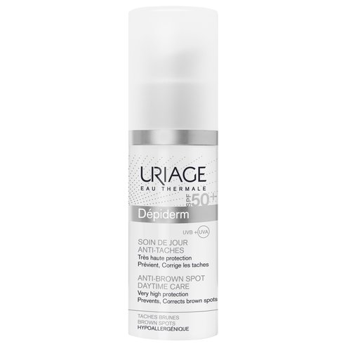 Uriage Eau Thermale Depiderm Anti Brown Spot Daytime Care SPF50+ Допринася за превенцията на кафявите петна 30ml