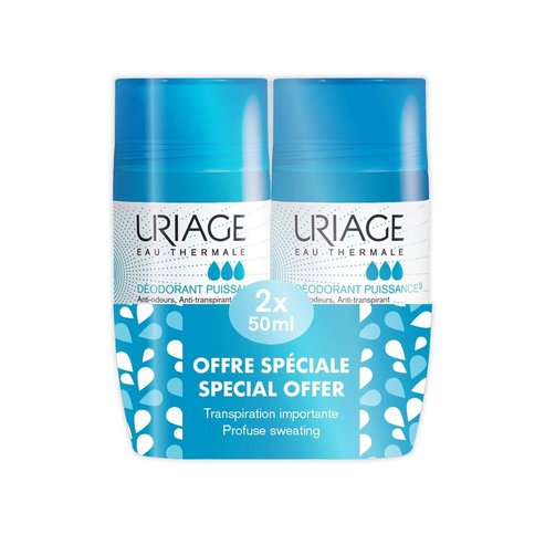 Uriage Promo Power 3 Deodorant Roll On 2x50ml